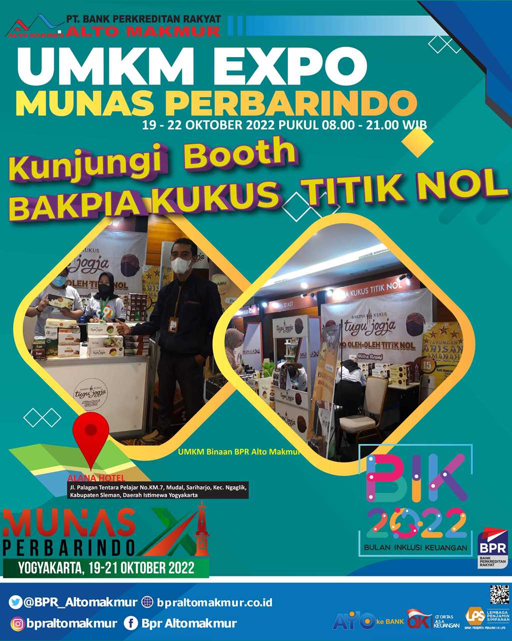 Bakpia Kukus Titik Nol - BPR Alto Makmur